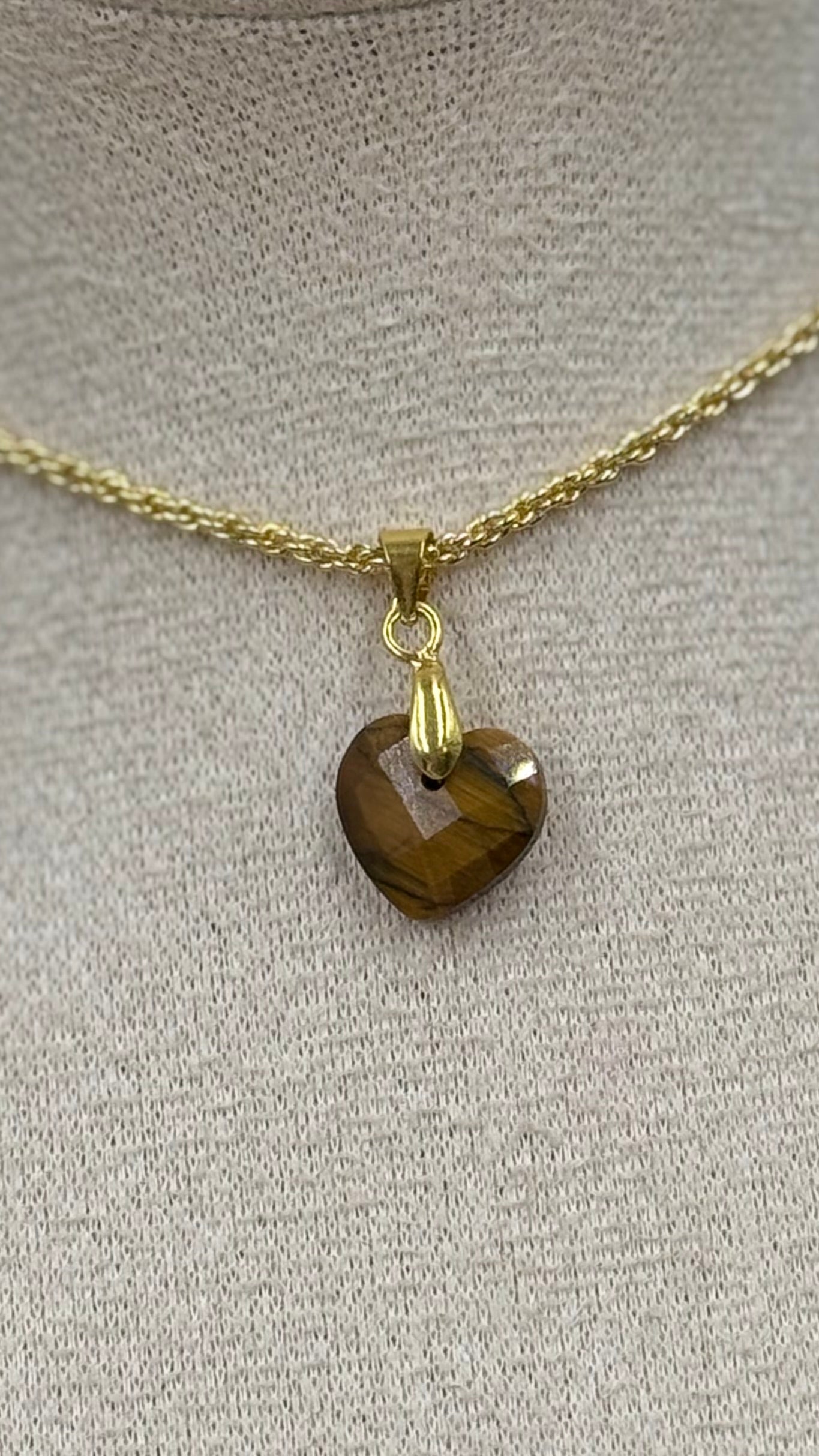 Gemstone Heart Necklace