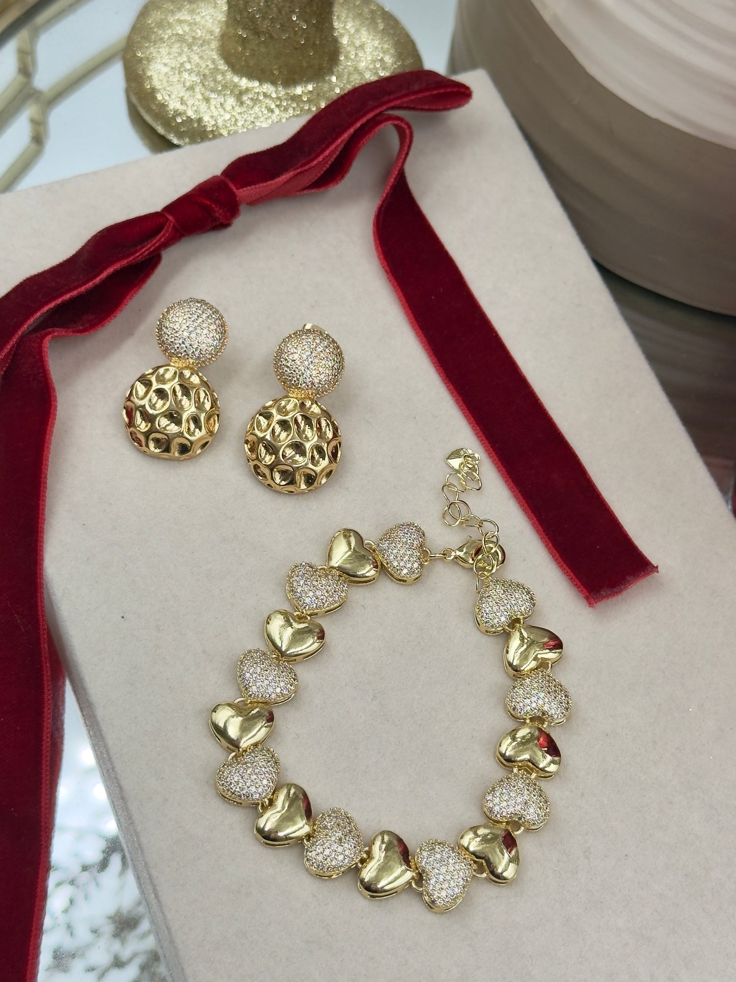Sparkle Heart Bracelet