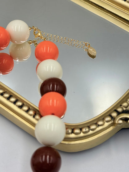Chic Brown Necklace 20mm
