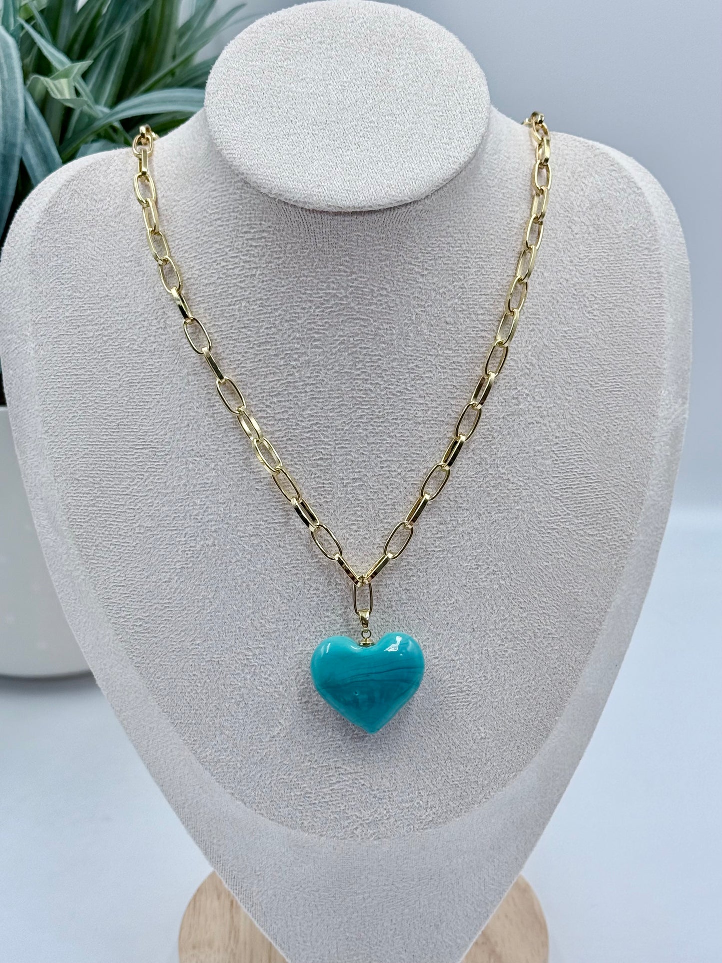 Vibrant Heart Necklace