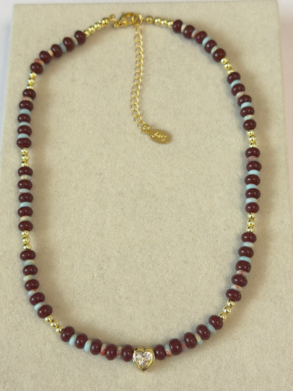 Brown Touch Necklace