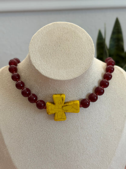Maxi Cross Necklace