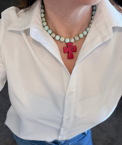 Maxi Cross Necklace