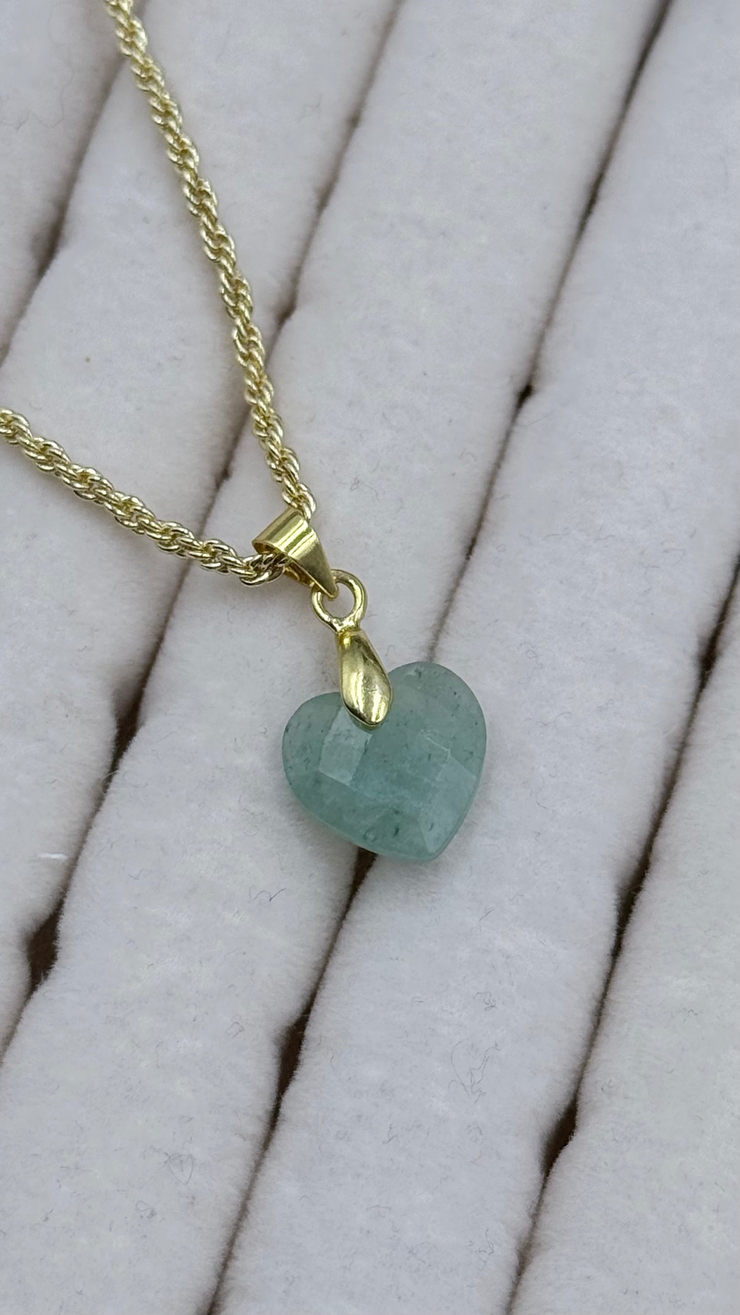 Gemstone Heart Necklace