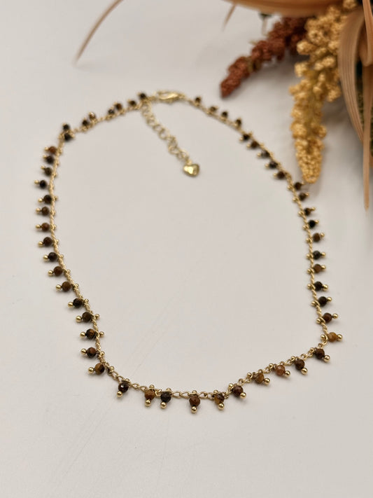Brown tones Choker