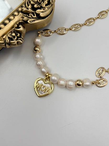 Mom Heart Necklace