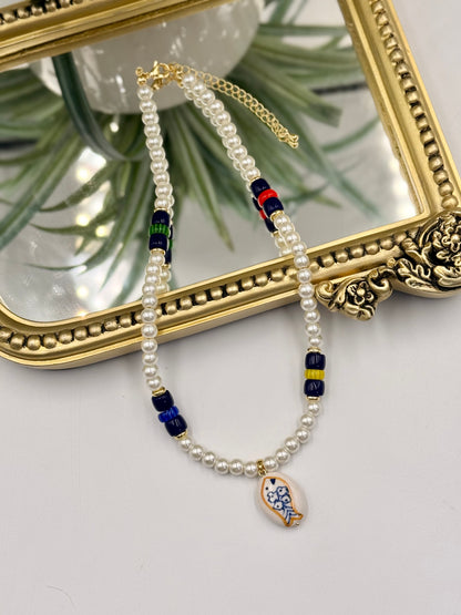 Tropical Pearl Necklace