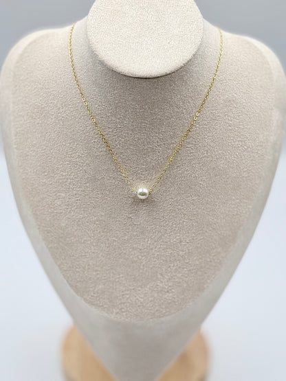 Single Pearl Necklace