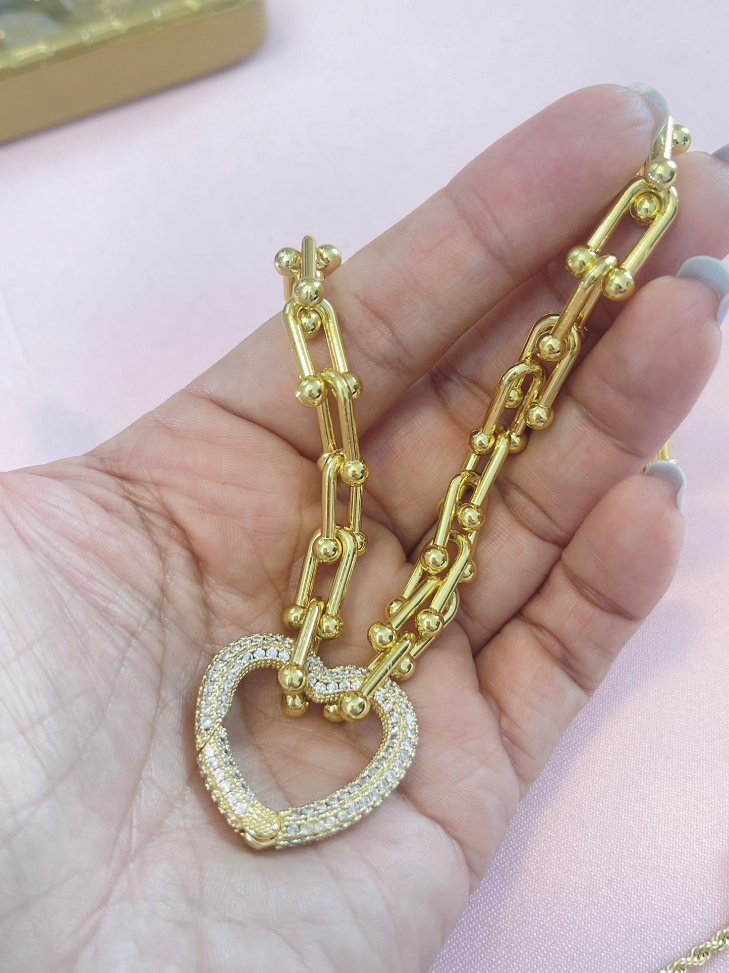 Sparkling Heart Necklace