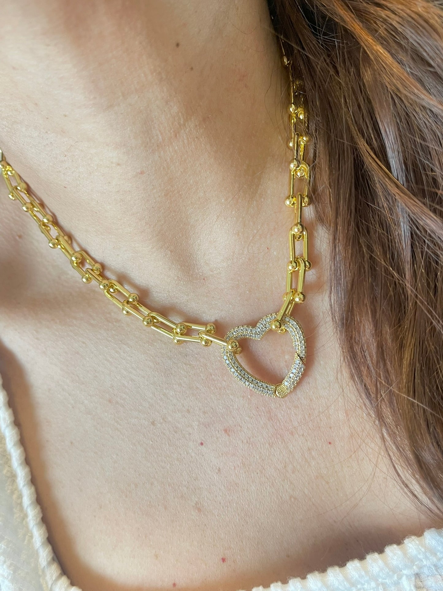 Sparkling Heart Necklace