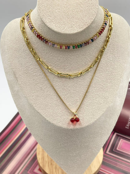 Skinny Tennis Necklace