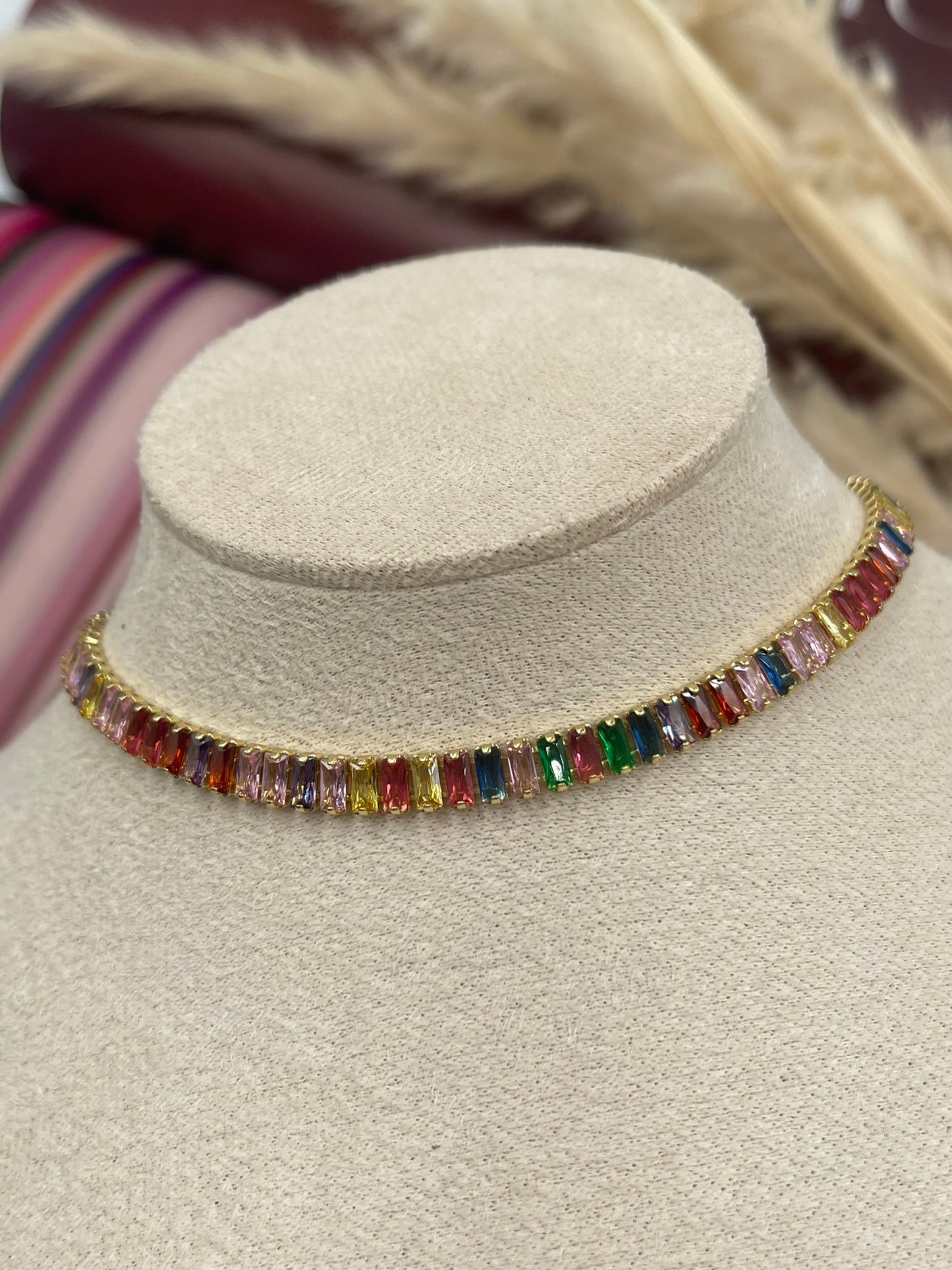 Skinny Tennis Necklace