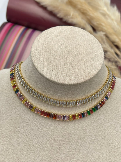 Skinny Tennis Necklace