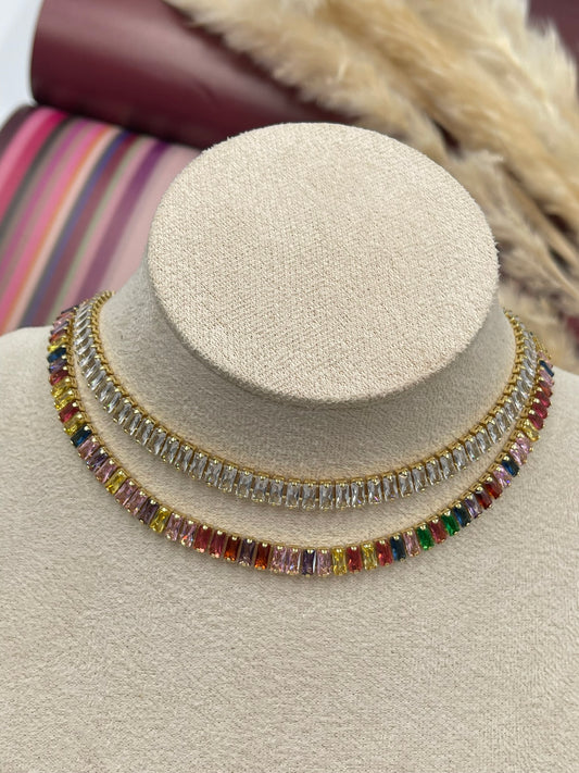 Skinny Tennis Necklace