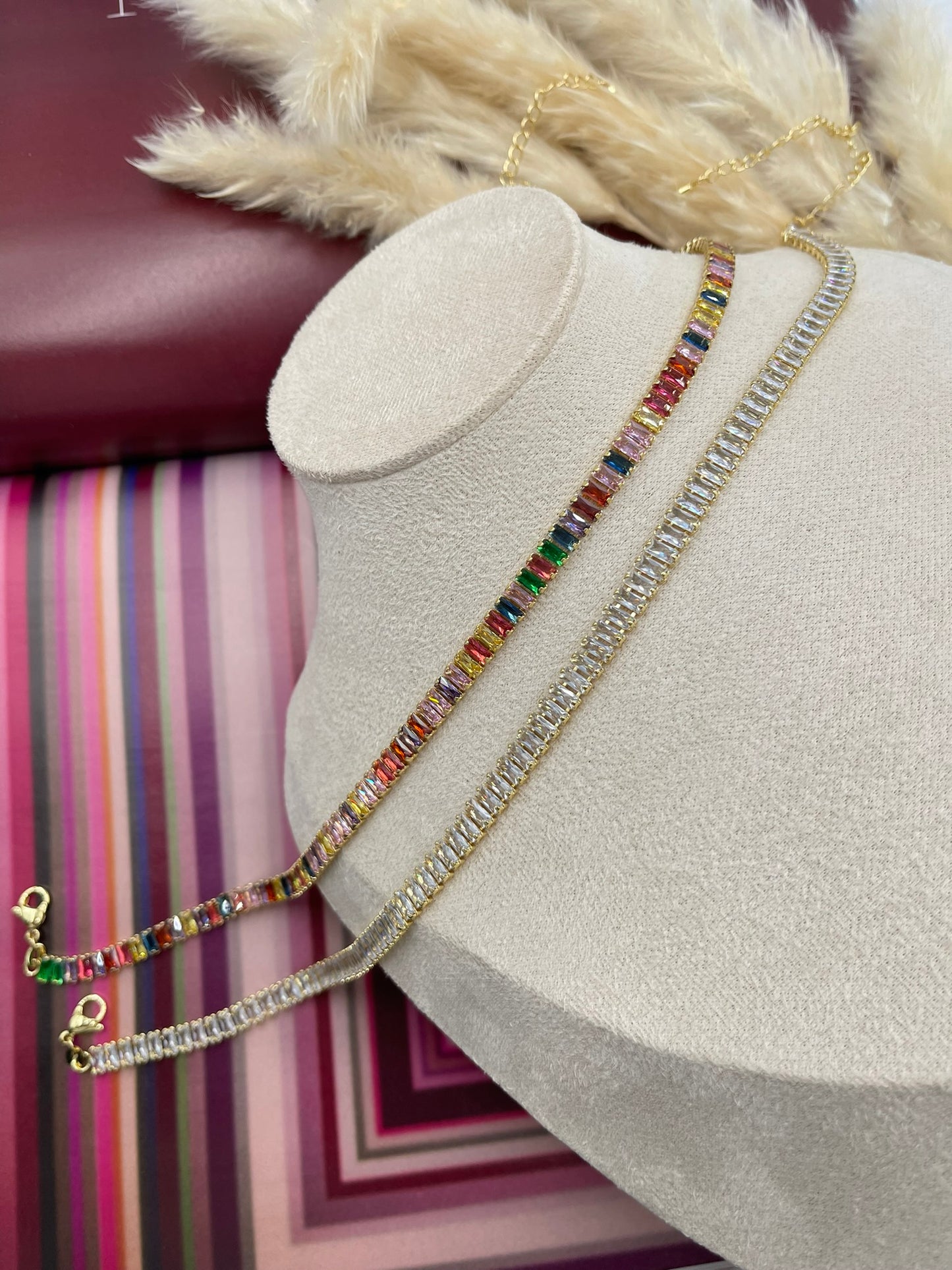 Skinny Tennis Necklace