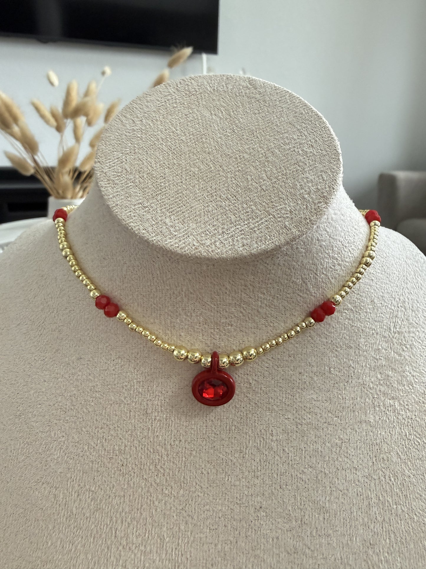 Red Touch Choker