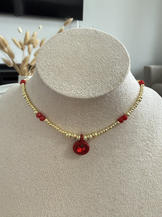 Red Touch Choker