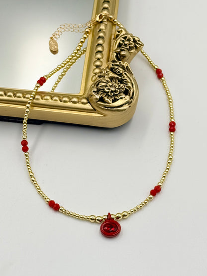 Red Touch Choker