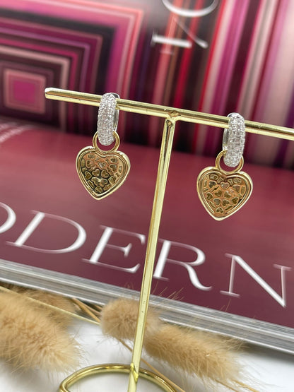 Heart Pendant Earrings