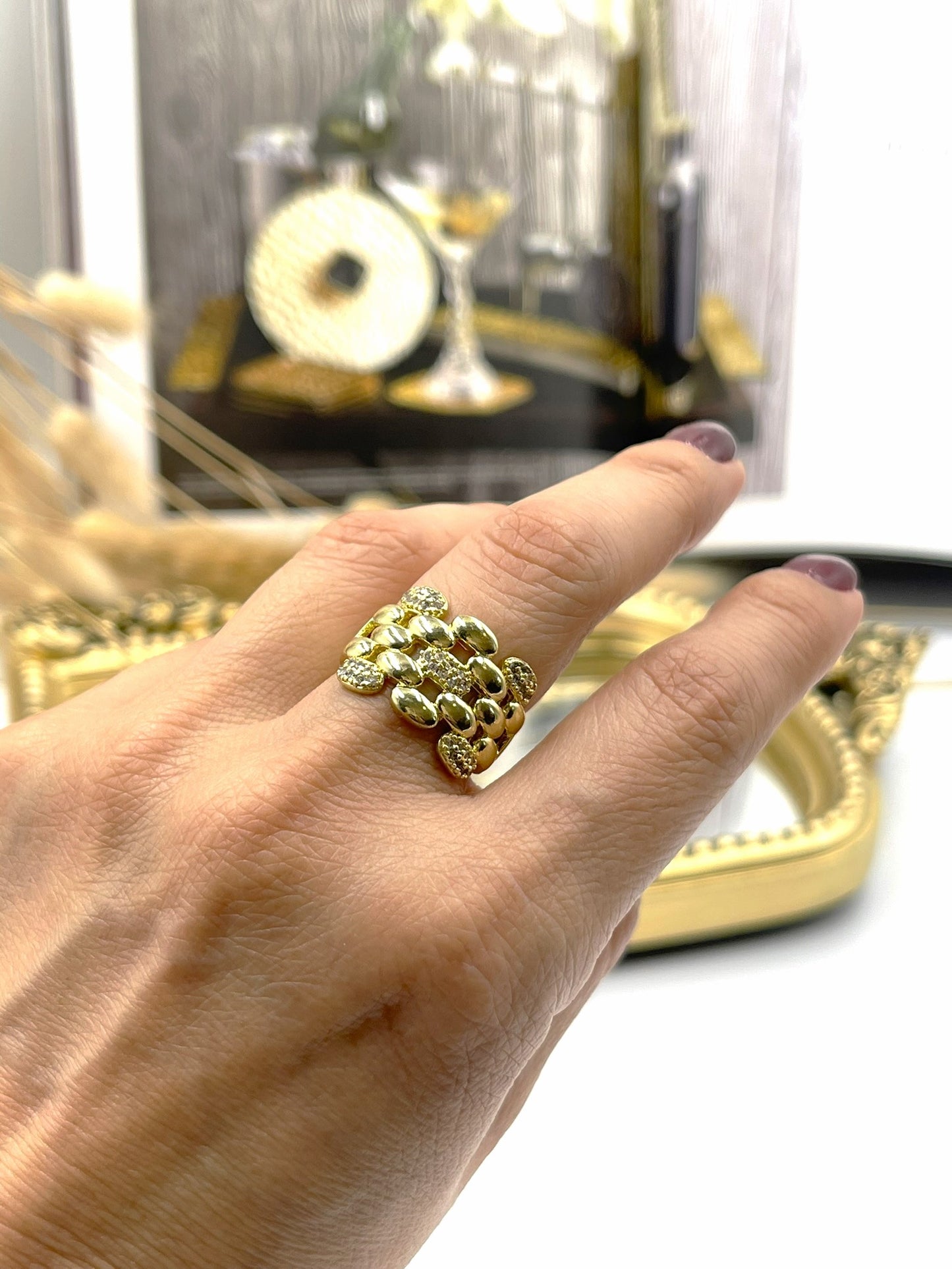 Zirconia Net Ring