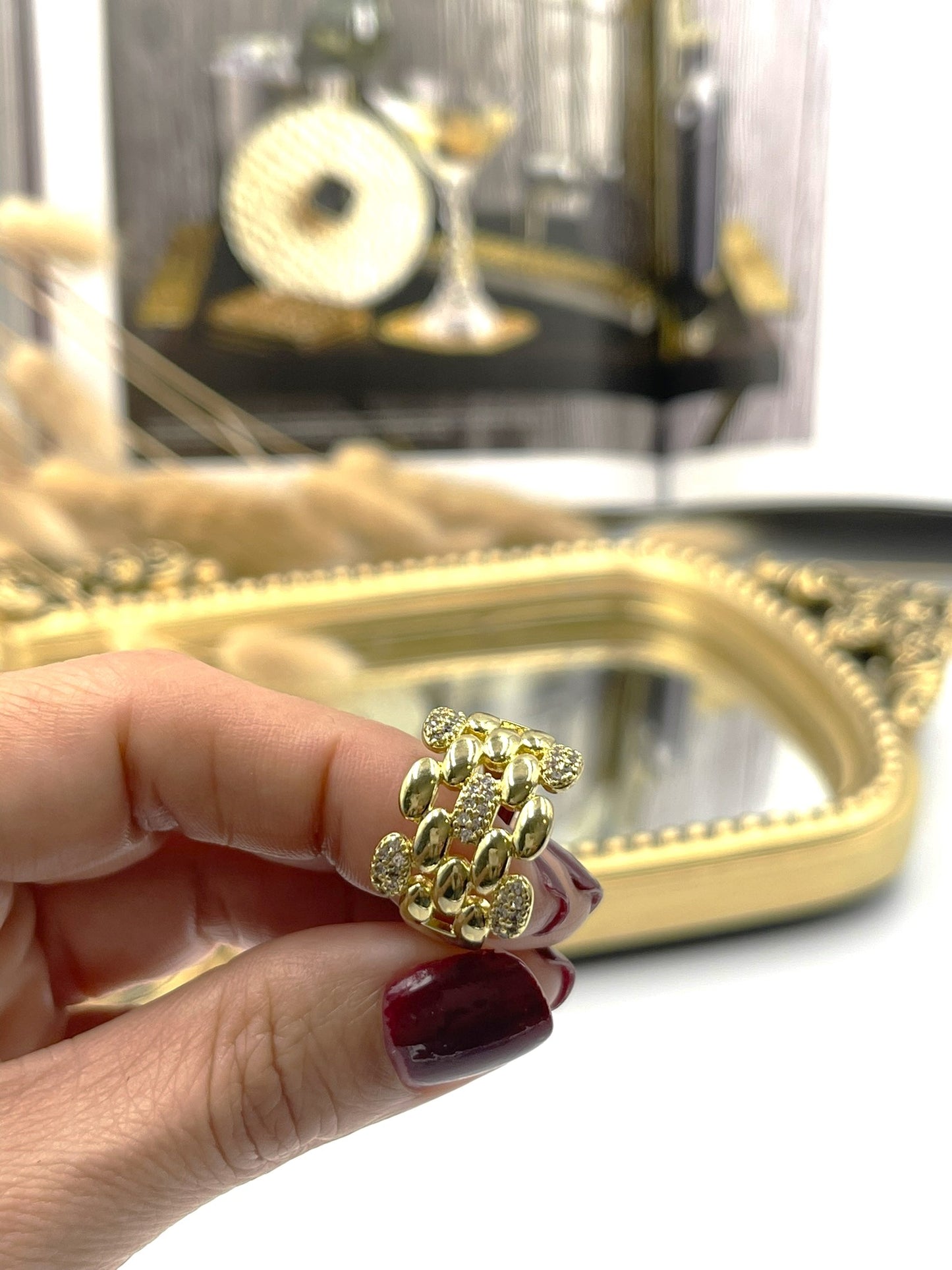 Zirconia Net Ring