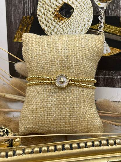 Golden Bead Bracelets