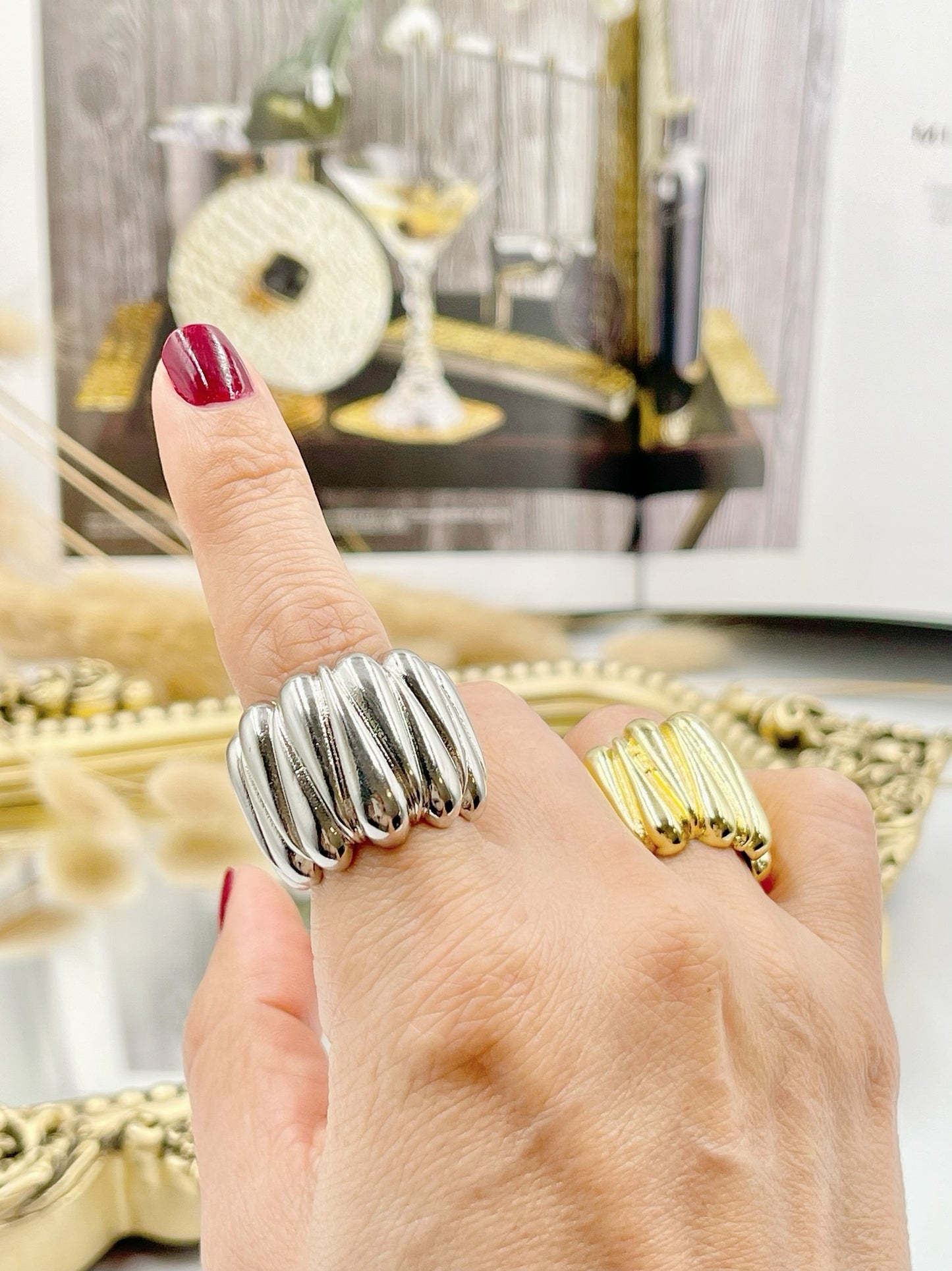 Chunky Drop Rings