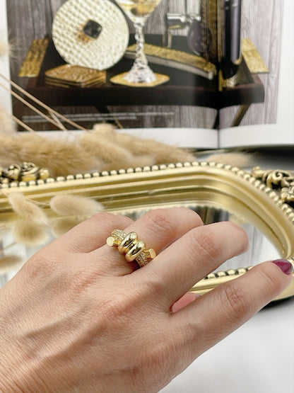 Tied Zirconia Rings