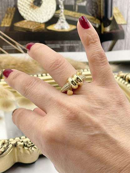 Tied Zirconia Rings