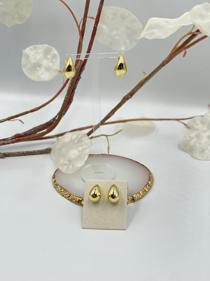 Small Drop Tear Earrings