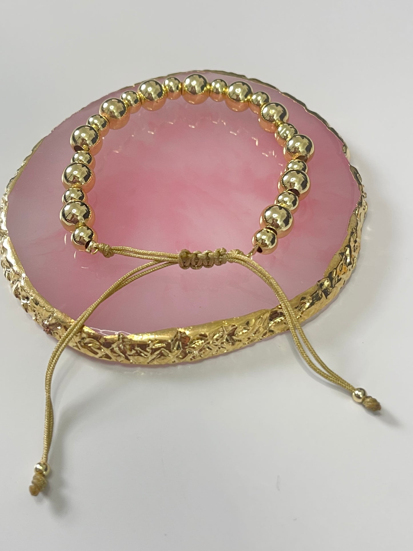 Gold Bead Bracelet