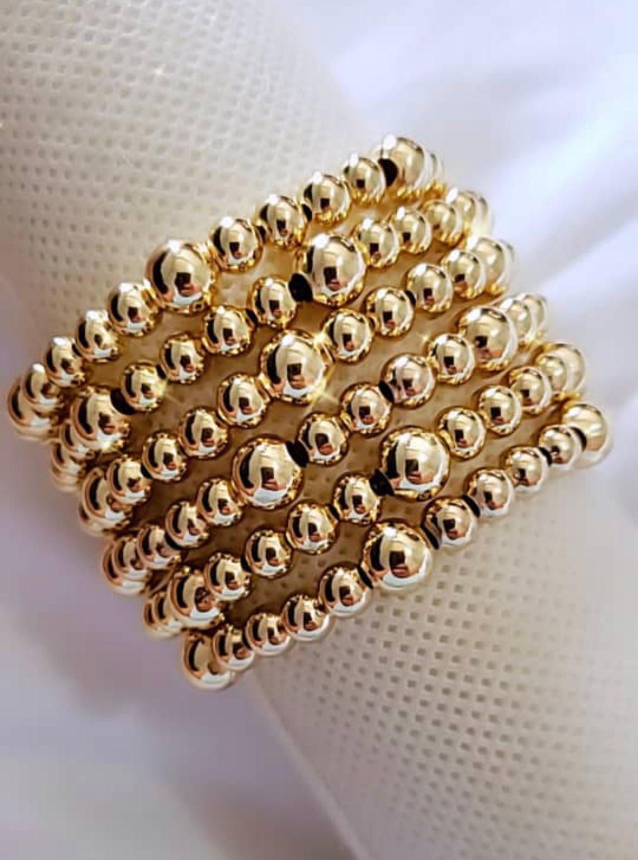 Gold Bead Bracelet