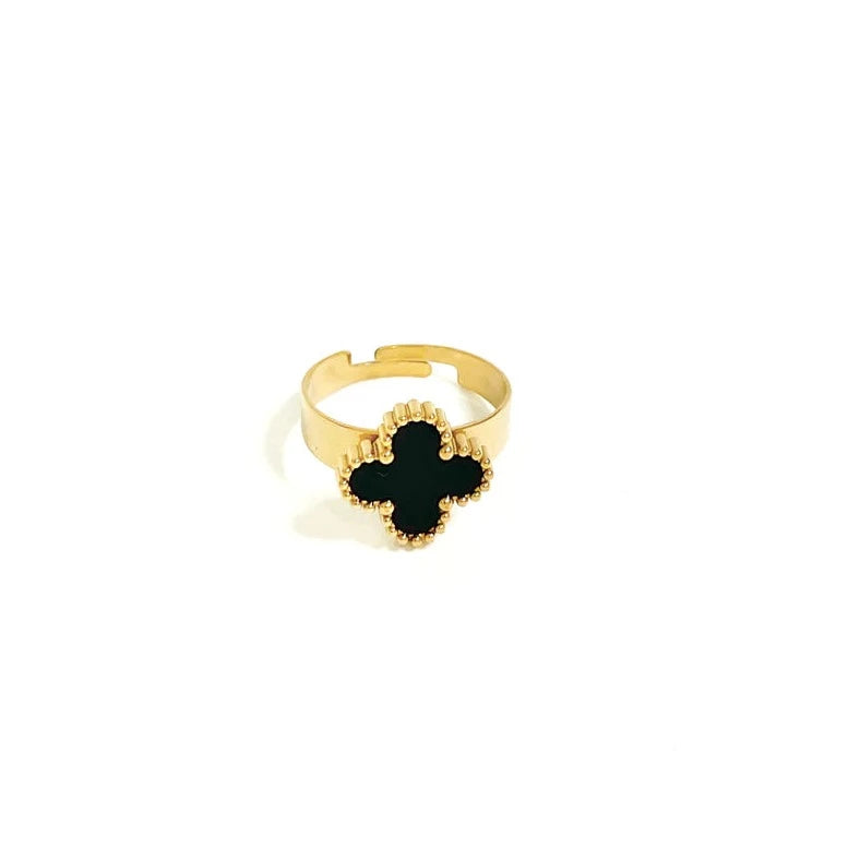 Clover Adjustable Ring