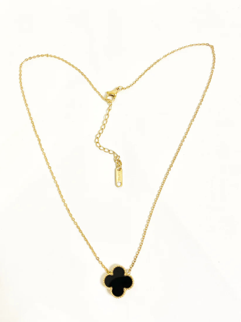 Double Side  Clover Necklace